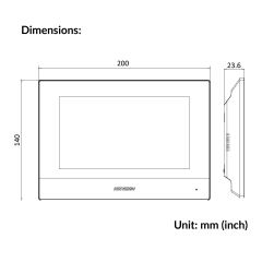 KH6 Series IP-Based Indoor Station | DS-KH6320-WTE1