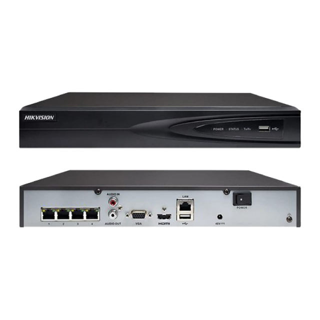 4 Channel NVR with POE | DS-7604NI-Q1/4P
