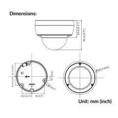 4MP AcuSense Fixed Dome Network Camera | DS-2CD2143G2-I