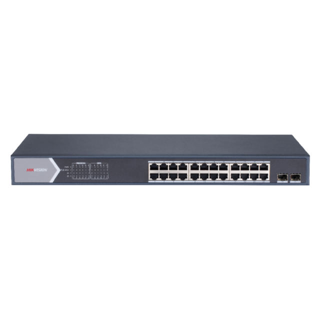 24 Port Gigabit Smart POE Switch | DS-3E1526P-SI