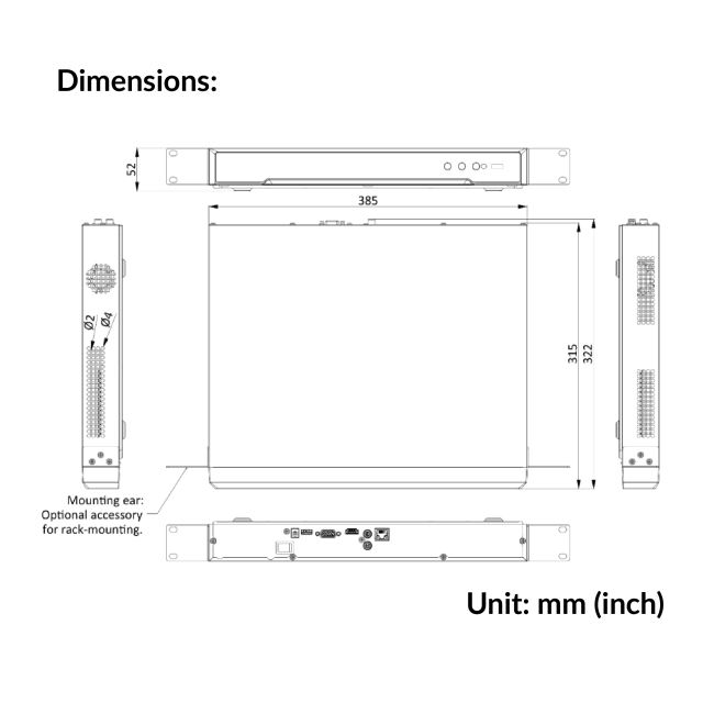 8-ch 1U 4K NVR | DS-7608NI-Q2