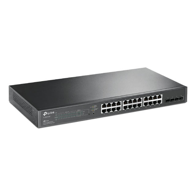 JetStream 28-Port Gigabit Smart Switch with 24-Port PoE+ | TL-SG2428P