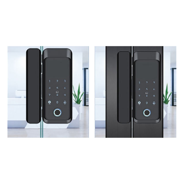 Smart Biometric Fingerprint Glass Door Lock | XAC-Glass Door Lock-KB608-TY c/w controller