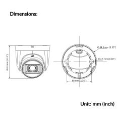 2MP Indoor EXIR Fixed Turret Camera | DS-2CE76D0T-EXIPF