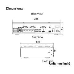 Entrance & Exit Control Terminal | DS-TPE104(2T)