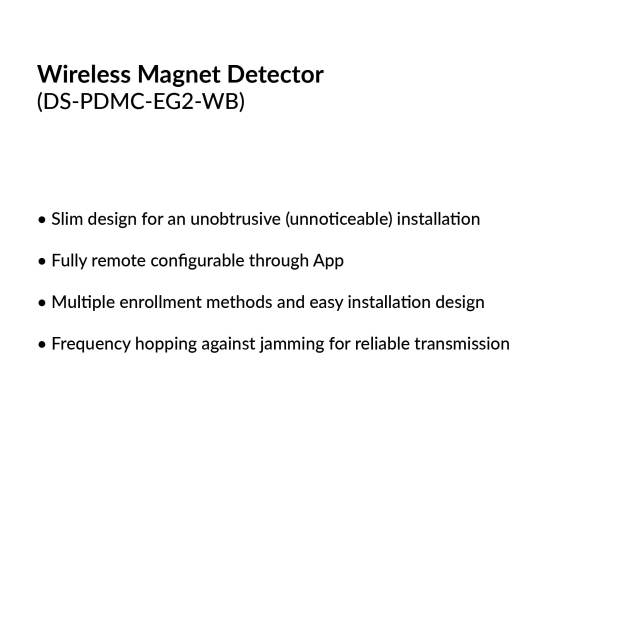Wireless Detector DSPDMCEG2WB