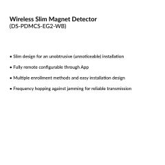 Wireless Slim Magnet Detector | DS-PDMCS-EG2-WB