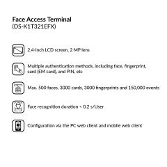 Value Series Face Access Terminal | DS-K1T321EFX
