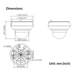 2-inch 4MP 4x Zoom IR Mini PT Dome Network Camera | DS-2DE2A404IWDE3(C0)(S6)