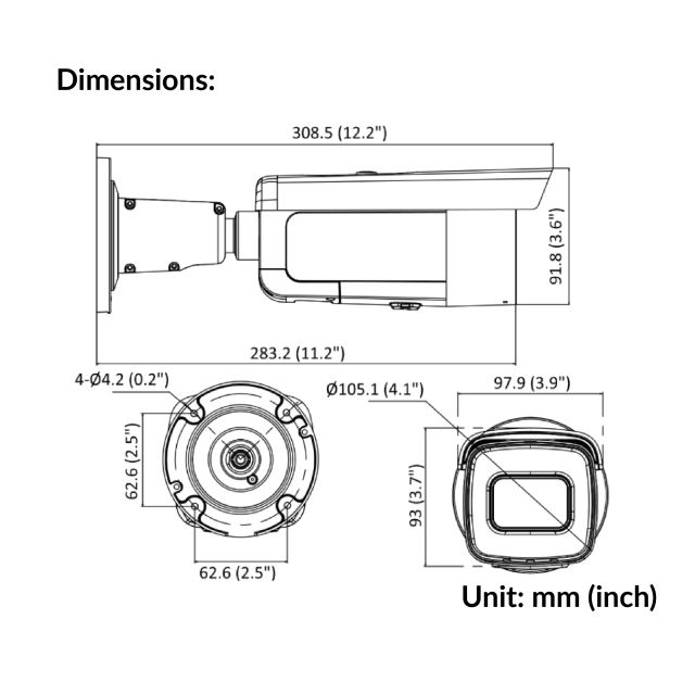 8MP AcuSense Motorized Varifocal Bullet Network Camera | DS-2CD2683G2-IZS