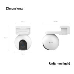 Pan & Tilt 4G Battery Camera | EB8 4G