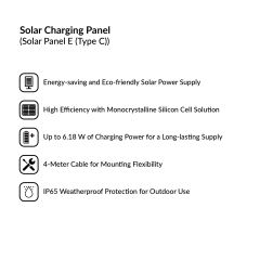 Solar Charging Panel (Model E) | Solar Panel E