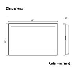 KH6 Series IP-Based Indoor Station | DS-KH6350-WTE1