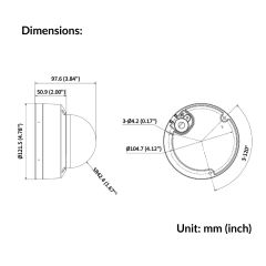 8MP Smart Hybrid Light Fixed Dome Network Camera | DS-2CD1183G2-LIU