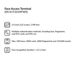Value Series Face Access Terminal | DS-K1T321MFWX