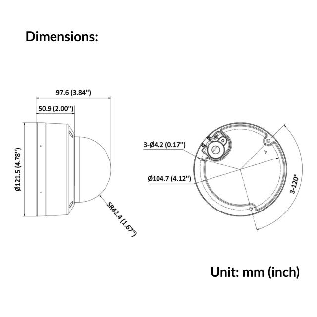 6MP Smart Hybrid Light Fixed Dome Network Camera | DS-2CD1163G2-LIU