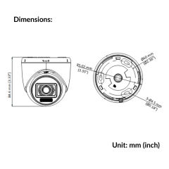 3K Smart Hybrid Light Audio Indoor Fixed Turret Camera | DS-2CE76K0T-LPFS