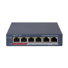 4 Port Fast Ethernet Smart POE Switch | DS-3E1106P-EI/M
