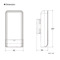 2.4 Ghz 300 Mbps 1 KM Wireless Bridge | DS-3WF0FA-2N/O