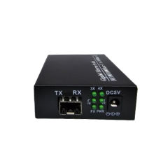 Gigabit Converter SFP(LC) to RJ45 | VIS-AS-Gigabit Converter 1 SFP(LC) to 2 RJ45