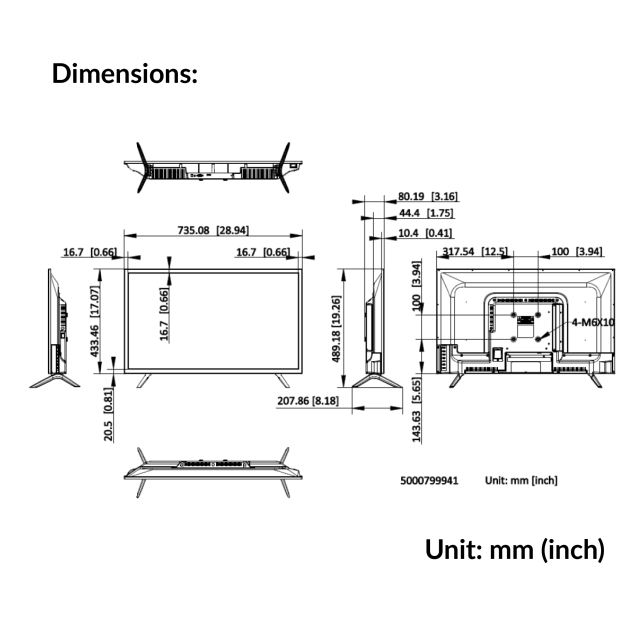 32 inch FHD Monitor | DS-D5032F3-1P0S