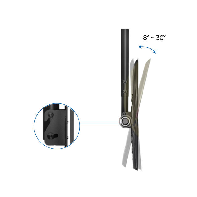 Adjustable Ceiling Pole for Monitor (26 - 55")