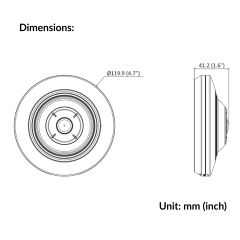 5MP Fixed Fisheye Network Camera | DS-2CD2955G0-ISU