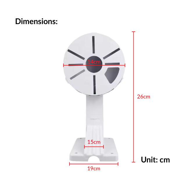 CCTV Bracket | VIS-AS-Wall Mounting Bracket for Analog & IP -1258