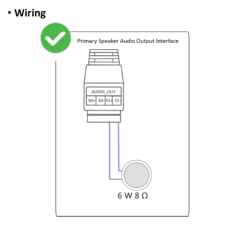 Ceiling Secondary Speaker 6W | DS-QAZ0206G1-S