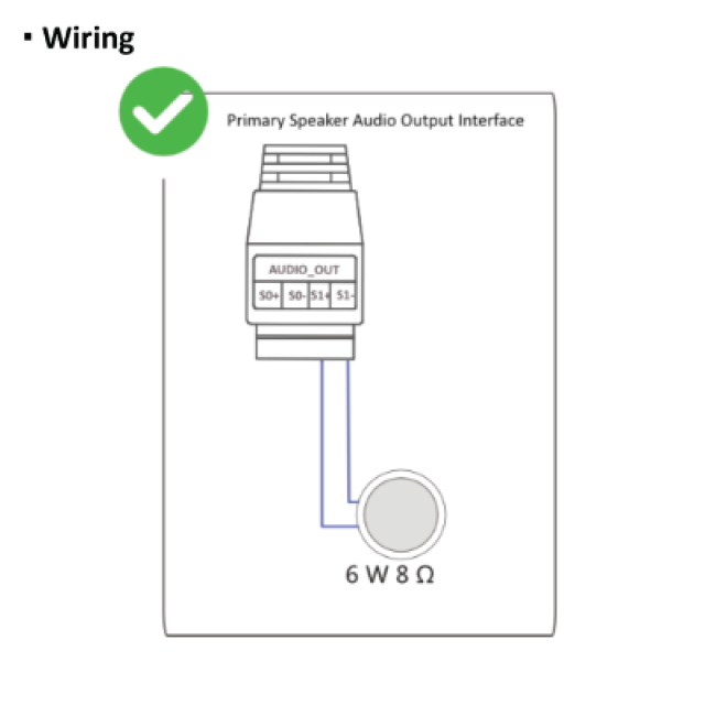 Ceiling Secondary Speaker 6W | DS-QAZ0206G1-S
