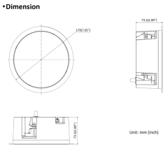 Network Ceiling Speaker 6W | DS-QAZ1206G1-BE