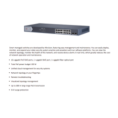 16 Port Gigabit Smart POE Switch | DS-3E1518P-EI/M