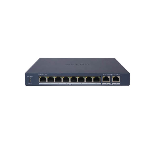 8 Port Fast Ethernet Smart PoE Switch | DS-3E1310P-EI/M