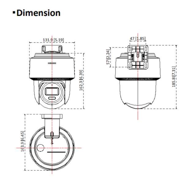 4MP Smart Hybrid Light Mini PT Network Camera | DS-2DE2C400MWG-E