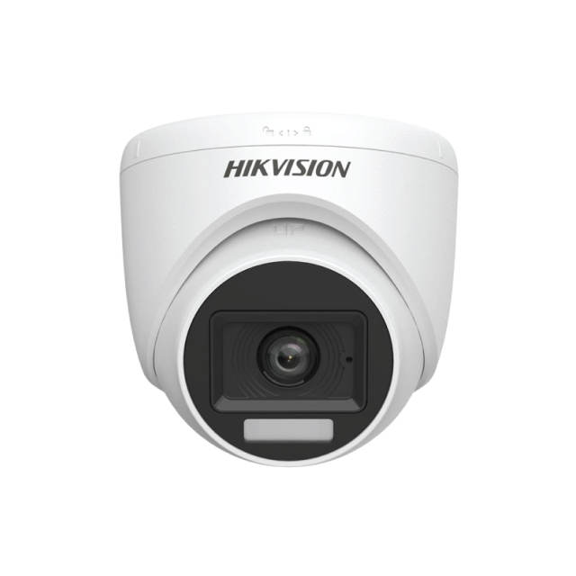 2MP Dual Light Audio Indoor Fixed Turret Camera | DS-2CE76D0T-LPFS