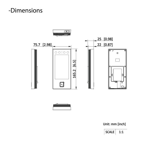 Face Recognition Terminal | DS-K1T344MX-E1