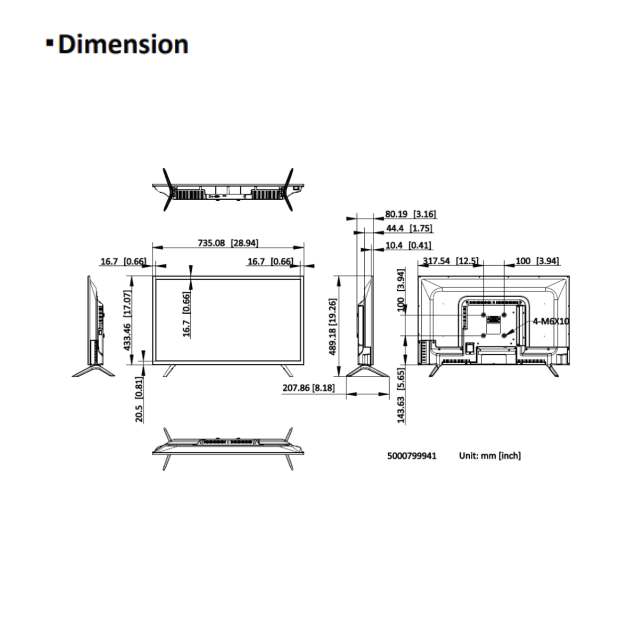 32 inch FHD Monitor | DS-D5032F3-1V0S