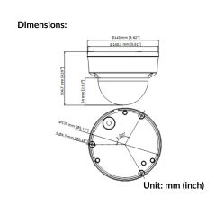2MP Vandal Manual Varifocal Dome Camera | DS-2CE5AD0T-VPIT3F(C)