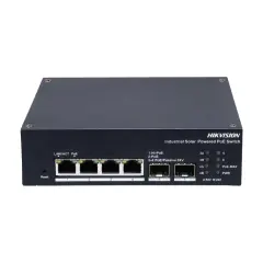 4  Port Gigabit Smart Managed Industrial Solar PoE Switch  | DS-3T1506HP-EI-UPS