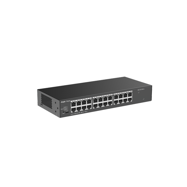 24-Port 10/100/1000 Mbps Unmanaged Non-PoE Switch | RG-ES124G-L