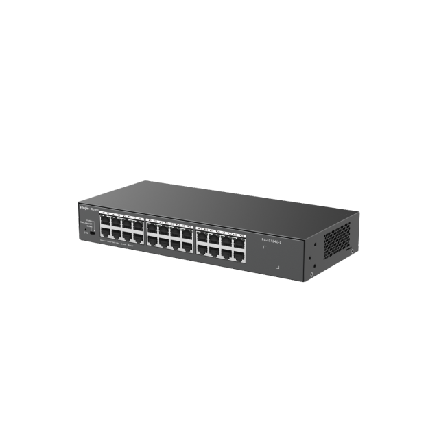 24-Port 10/100/1000 Mbps Unmanaged Non-PoE Switch | RG-ES124G-L
