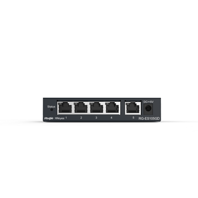 5-port 10/100/1000Mbps Unmanaged Non-PoE Switch | RG-ES105GD