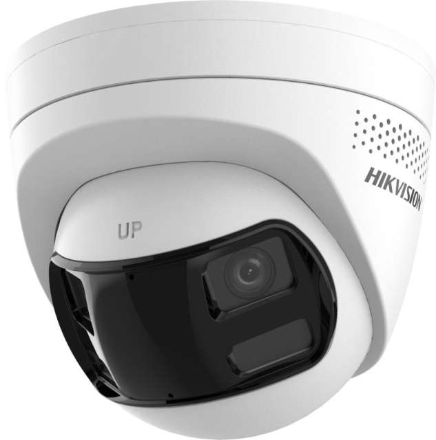 6 MP Dual Lens Stitched Wide Angle Smart Hybrid Light Fixed Turret Network Camera | DS-2CD1363G2P-LIUF/S(L)(RB)