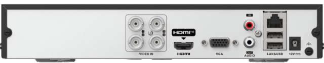 4-ch 5MP 1U H.265 AcuSense DVR | iDS-7204HUHI-M1/T (STD)
