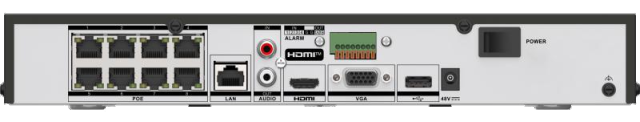 8-ch PoE 1U K Series AcuSense 4K NVR | DS-7608NXI-K1/8P(E)