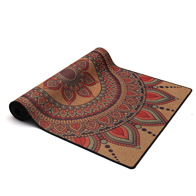 Hemp natural rubber yoga mat