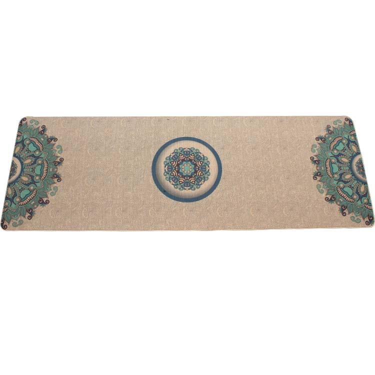 Hemp natural rubber yoga mat