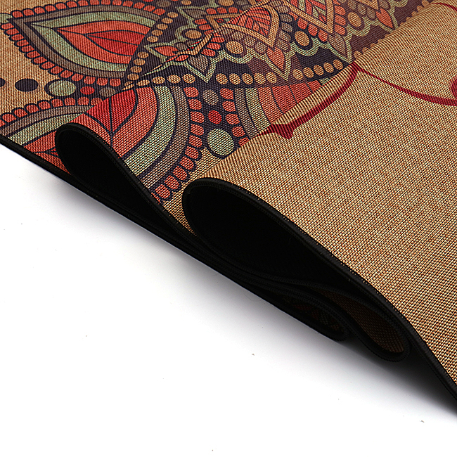 Hemp natural rubber yoga mat