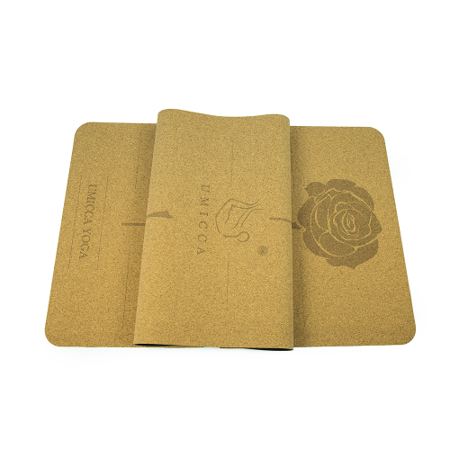 Pure ecological cork natural rubber yogi mat