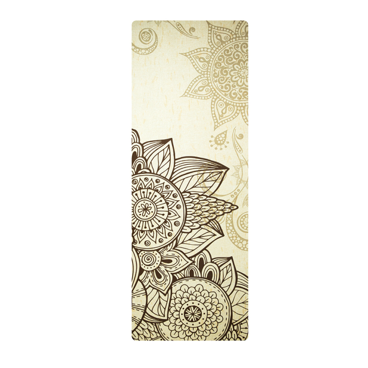 Hemp natural rubber yoga mat